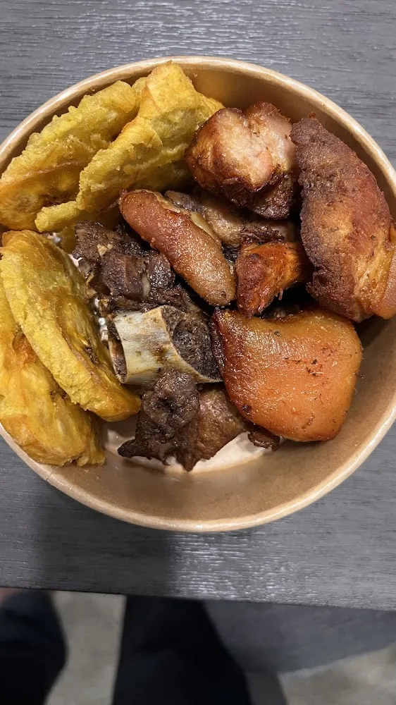 Pork with Fried Plantains
